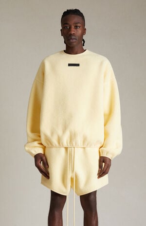Garden Yellow Polar Fleece Crew Neck Sweatshirt image number 1