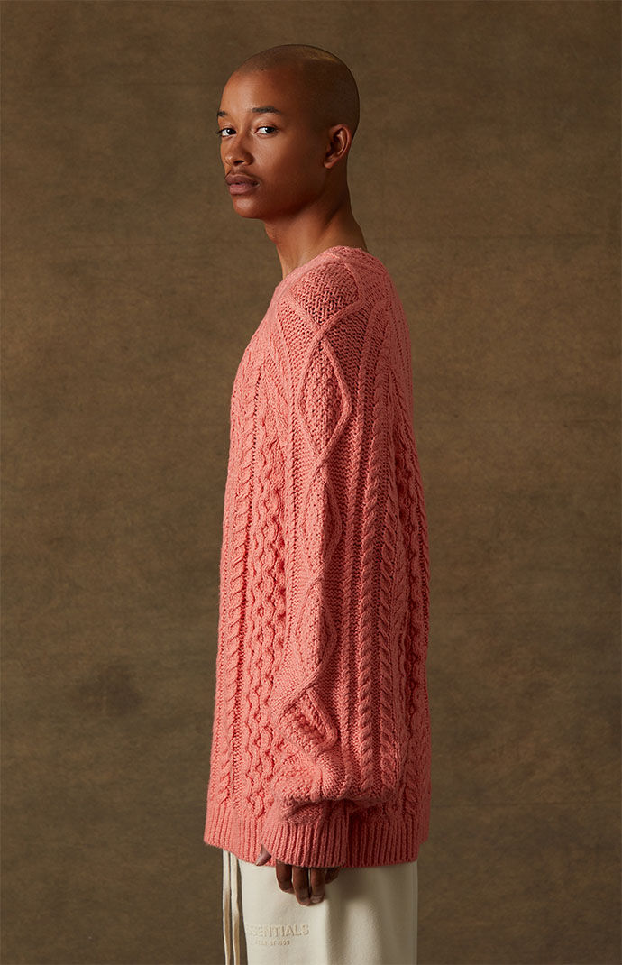 God Coral Cable Knit Sweater | PacSun