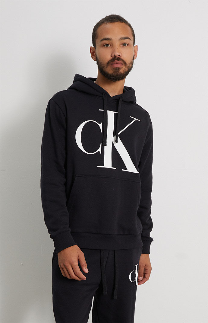 Calvin klein small monogram hoodie deals