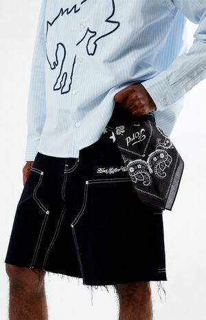 Black Paisley Bandana image number 1