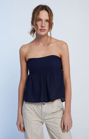 Strapless Tie Back Tube Top image number 4