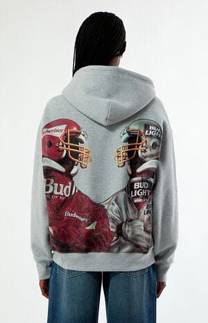 Bud Bowl Zip Up Hoodie image number 2