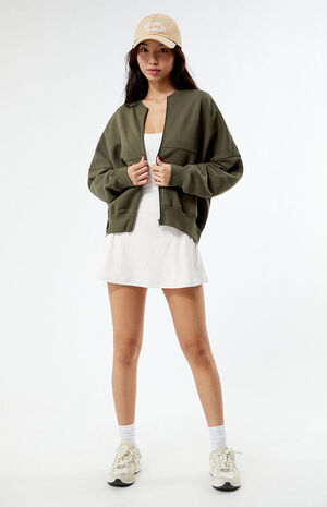 Cece Full Zip Bomber Jacket image number 1