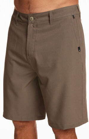 Eco Brown Ocean Union Amphibian Hybrid 20" Boardshorts image number 3