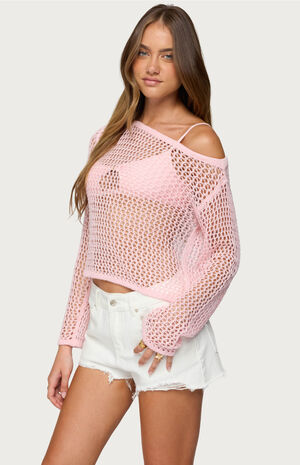 Inara Off Shoulder Crochet Top image number 2
