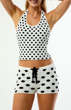 Aaliyah Lace-Up Knit Shorts image number 5