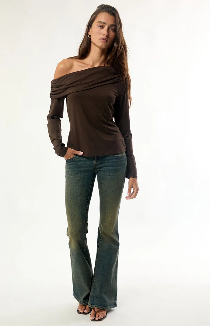 Steve Madden Ryder Long Sleeve Knit Top