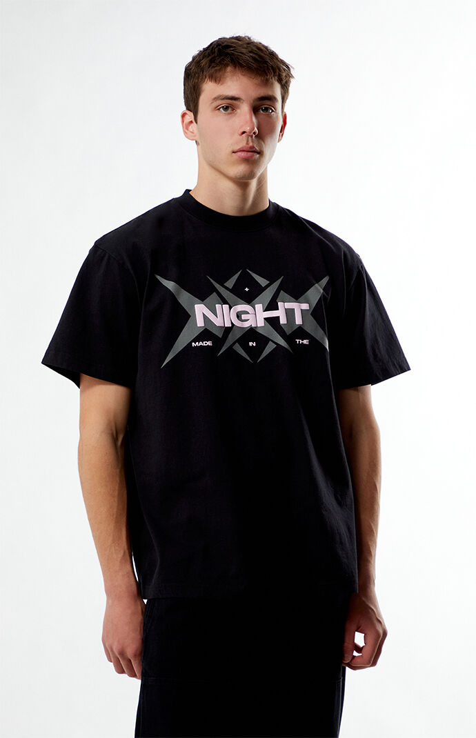n...です！2018AW Night shirt OOP Nightlab XX T-Shirt | Pacsun