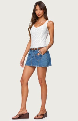 Clementina Eyelet Bodysuit image number 4