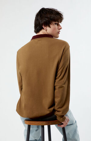 Lowered Collar Crew Neck Sweatshirt image number 4