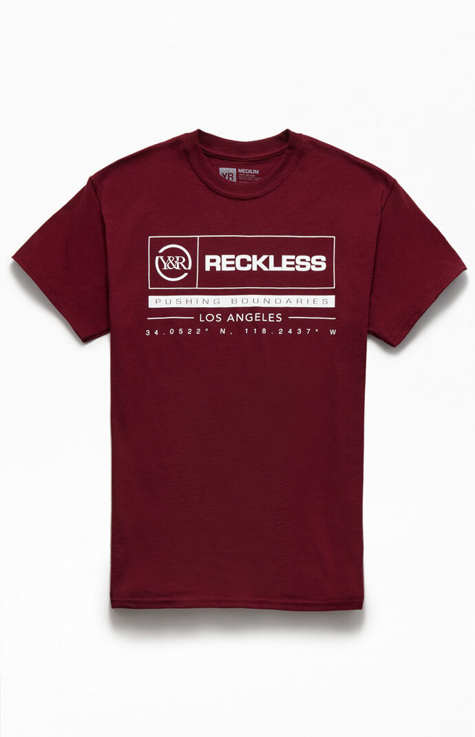 Burgundy Latitude T-Shirt