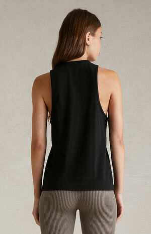 Women's Black Tank Top image number 4