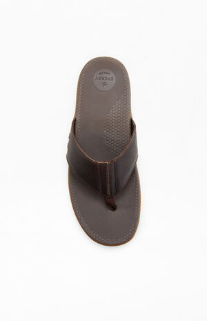 Brown Santa Cruz II Thong Sandals image number 5