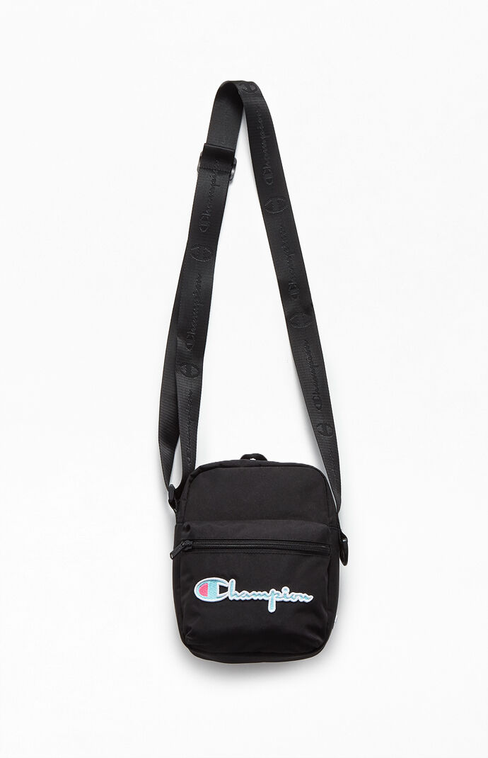 champion black cross body bag