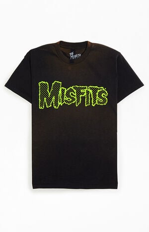 Misfits Green Outline T-Shirt image number 2