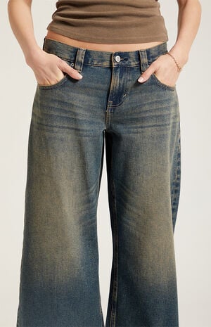 Sloane Low Rise Ultra Baggy Jeans Dark Blue Tint image number 5