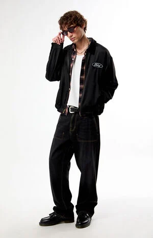 Logo Satin Gas Jacket image number 1