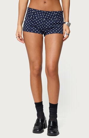 Twyla Polka Dot Stretch Shorts image number 1