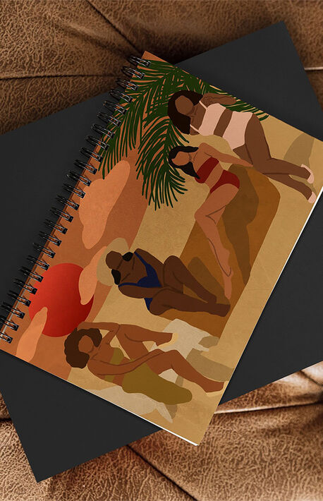 Nawaalilustrations Beach Notebook
