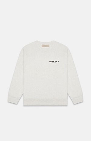 Light Oatmeal Crew Neck Sweatshirt image number 2
