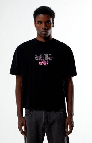 Snake Eyes Cropped Boxy T-Shirt image number 1