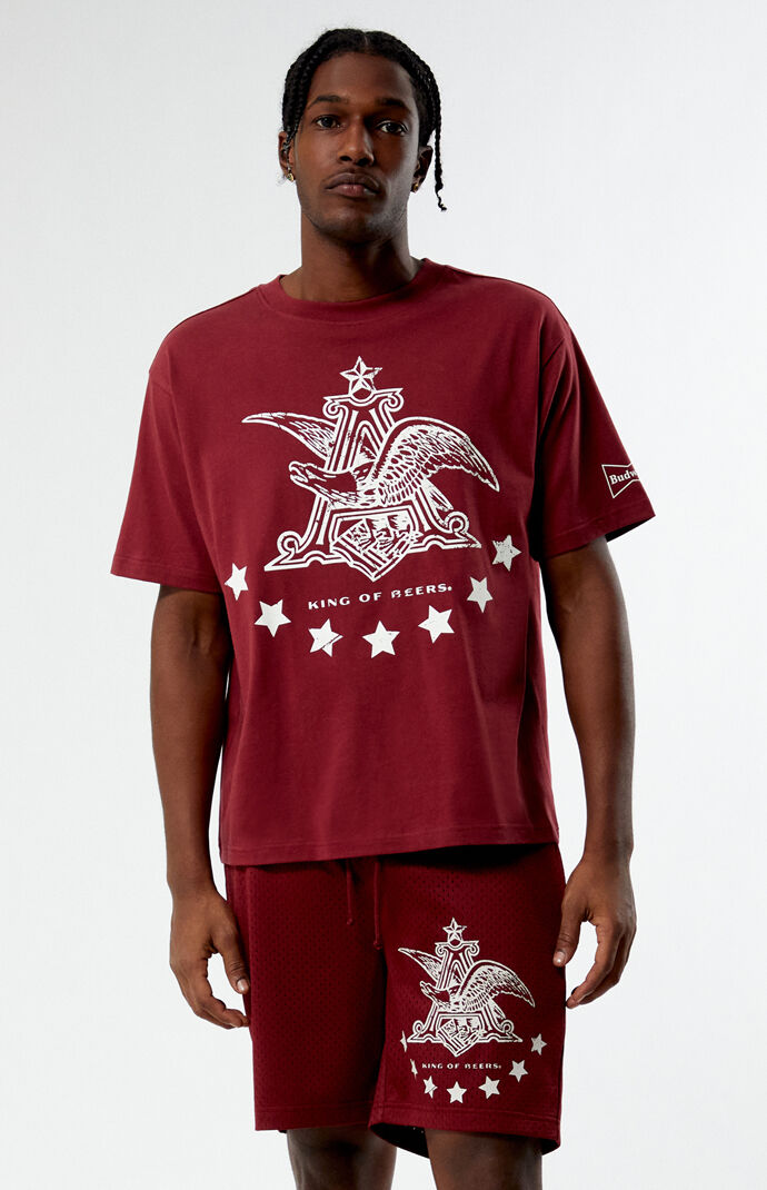 Pacsun red cheap shirt