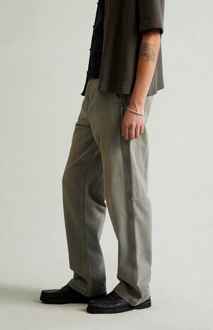 Dylan Baggy Jeans Paneled Medium Blue Tint image number 4