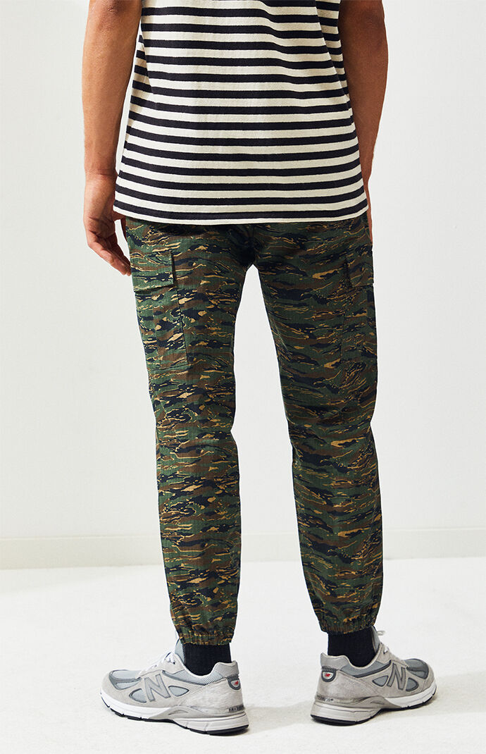 Camo Ripstop Cargo Jogger Pants