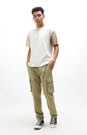 Eco Olive Slim Cargo Pants image number 4