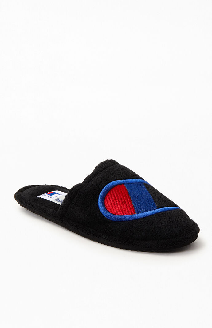 Black Sleepover Slippers