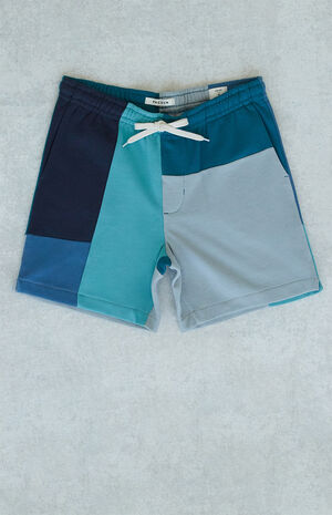 Patchwork Volley Sweat Shorts Patchwork Volley Sweat Shorts image number null