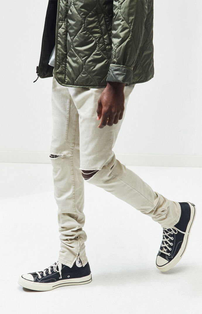 ripped khaki