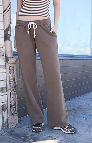 Brown Anastasia Baggy Sweatpants image number 1
