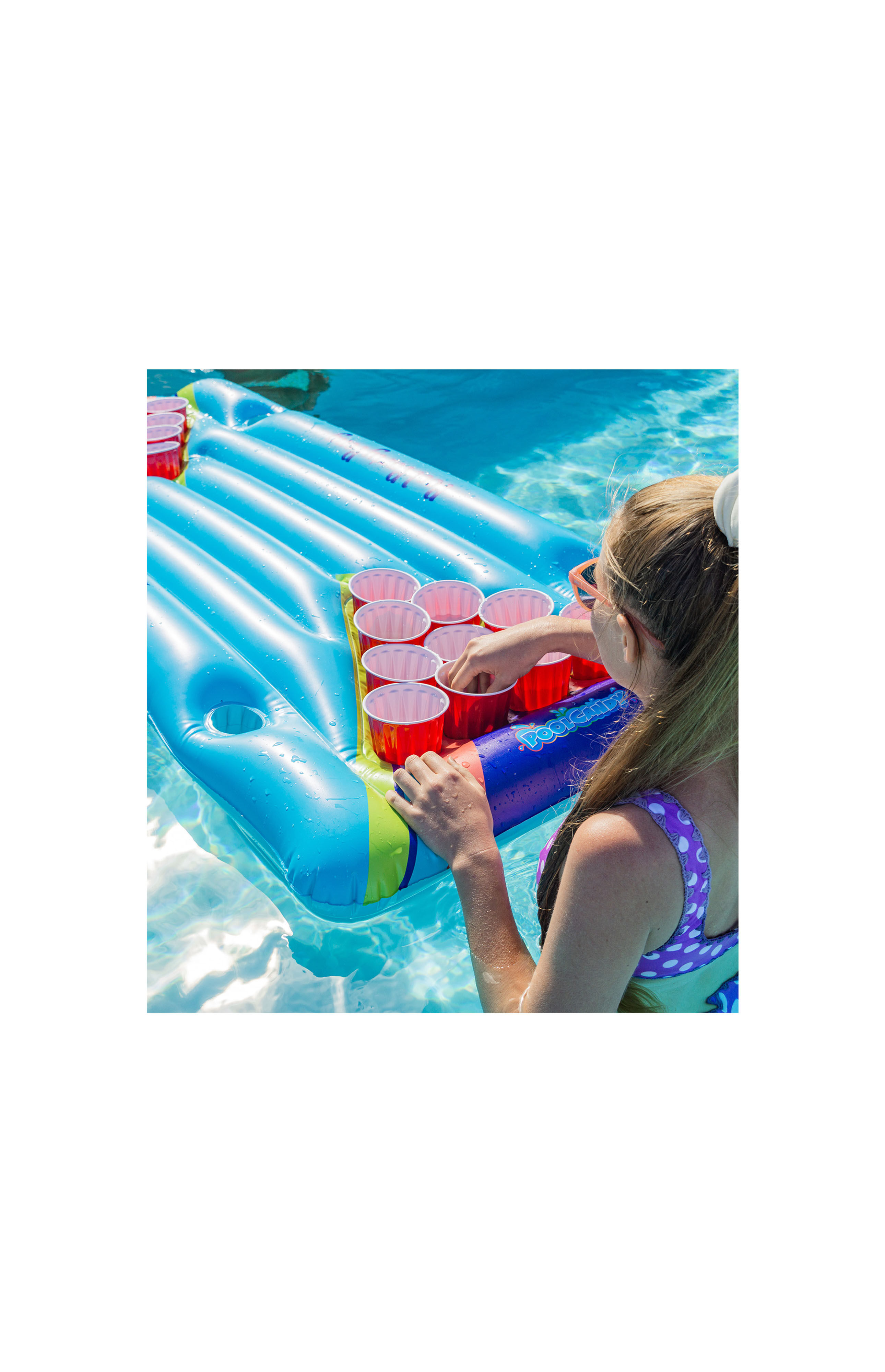 PoolCandy Inflatable Pool Party Pong Game