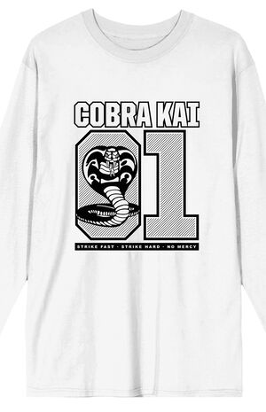 Cobra Kai 01 Snake Logo Long Sleeve T-Shirt image number 2