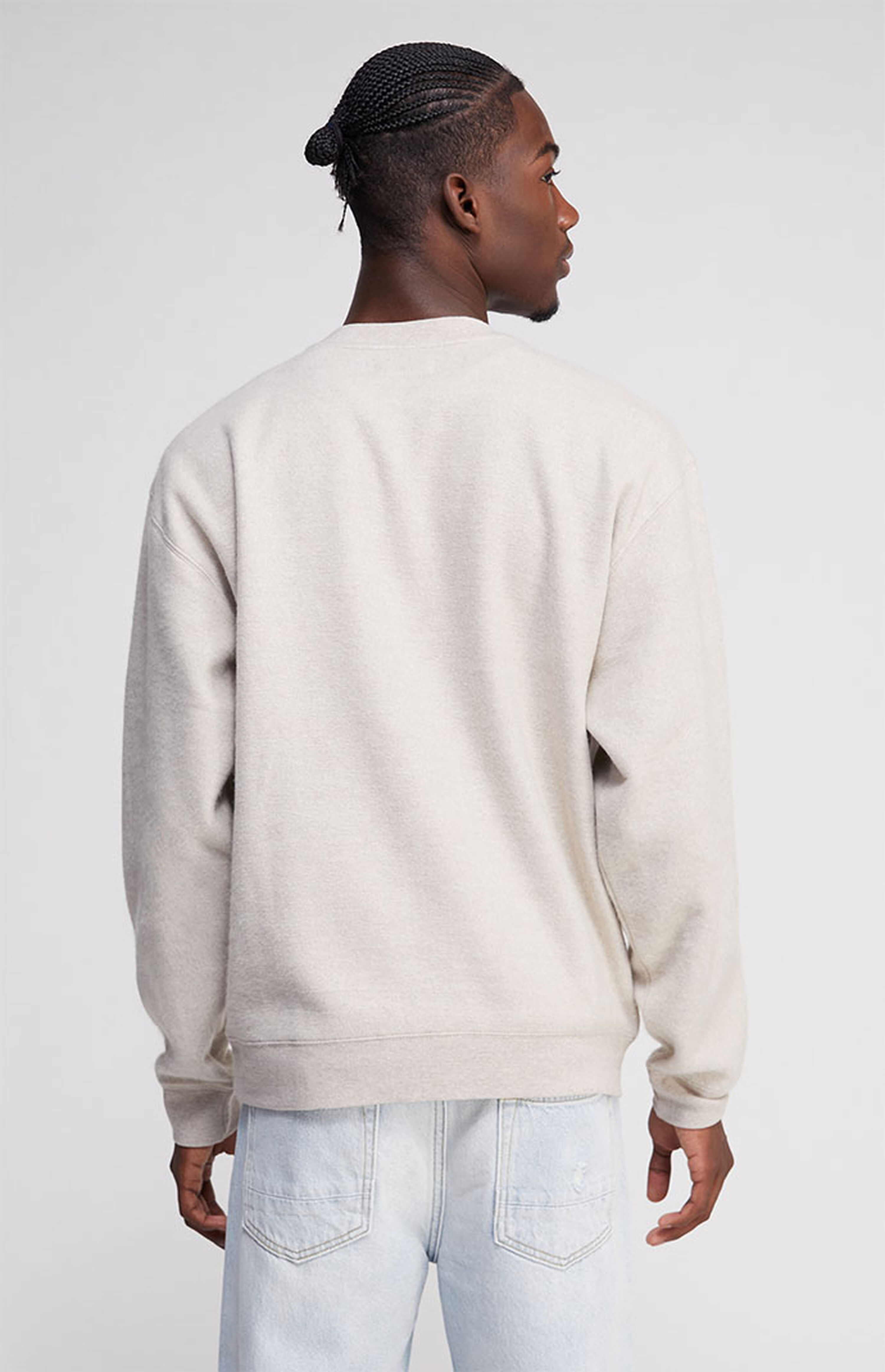 PacSun Pacific Sunwear Reverse Weave Crew Neck Sweatshirt PacSun