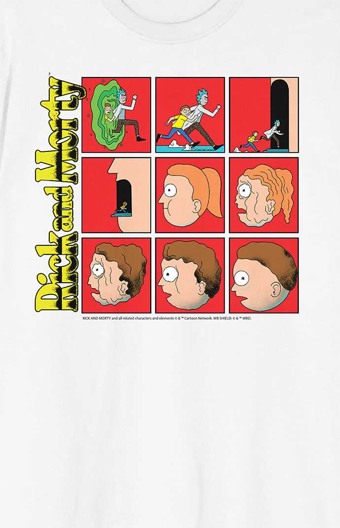 Rick Morty Panel Sequence T Shirt