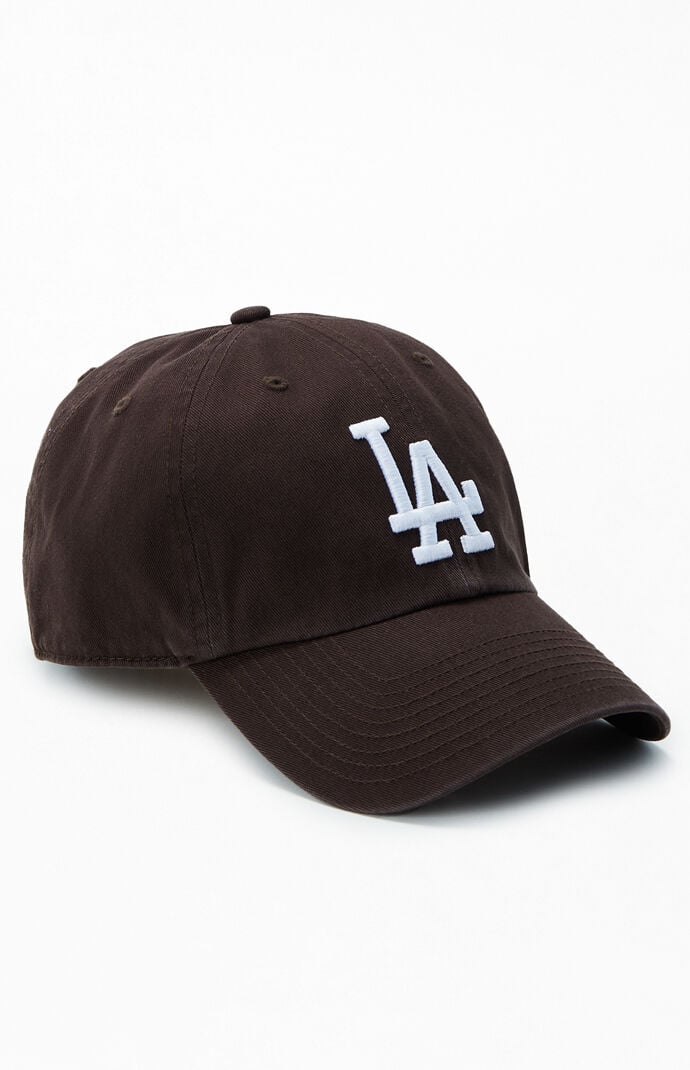 47 Brand Brown LA Dodgers Strapback Dad Hat