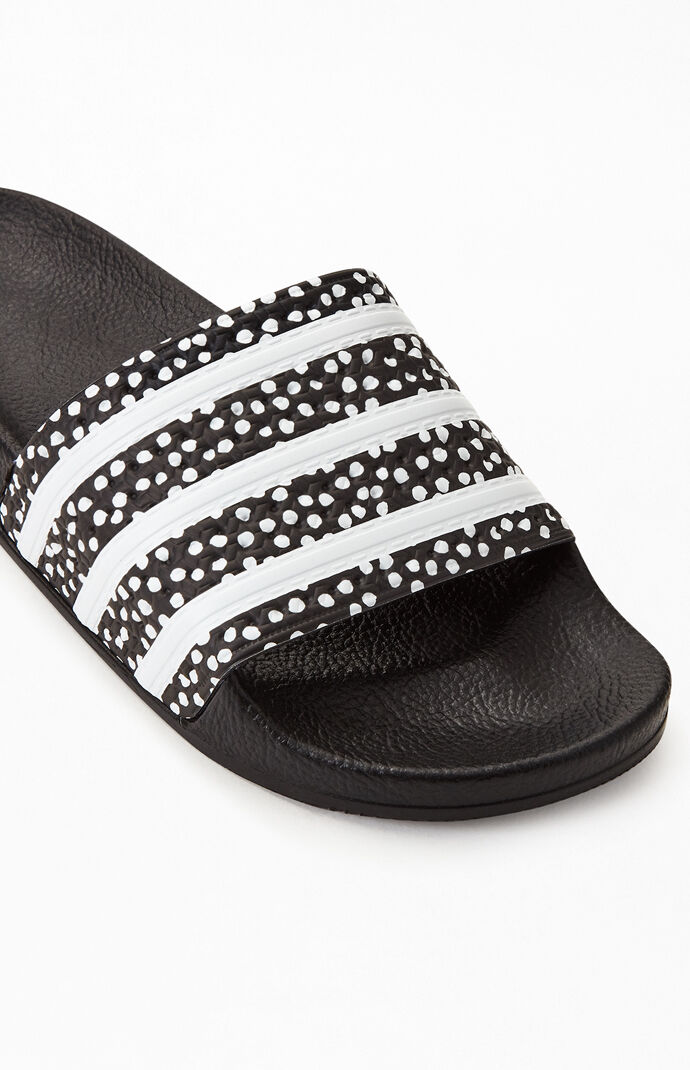 Women's Black Adilette Slide Sandals