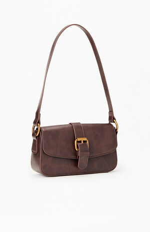 Brown Buckle Shoulder Bag image number 2