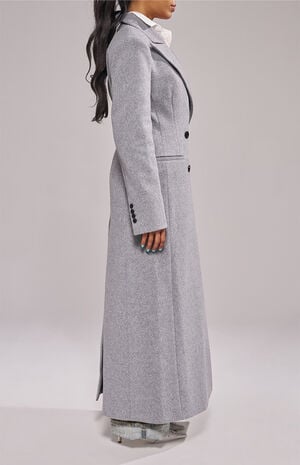 Haloir Grey Trench Jacket image number 3