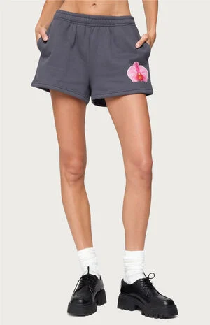 Orchid Babe Sweat Shorts image number 1