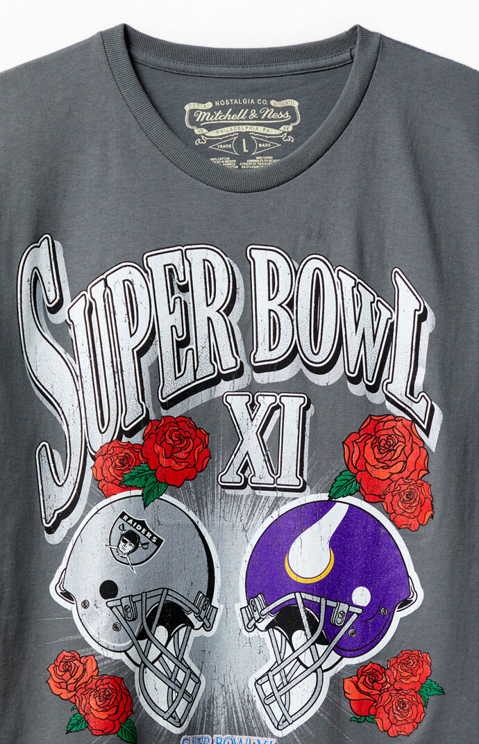 Mitchell & Ness NFL Superbowl Raiders Vs Vikings T-Shirt