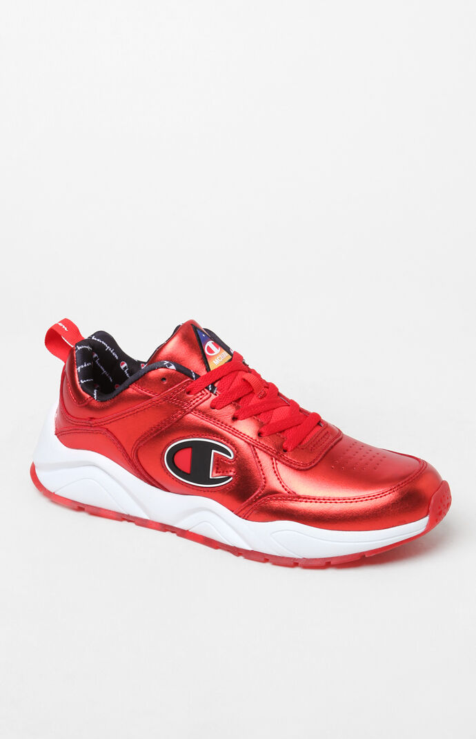 red white and blue champion shoes