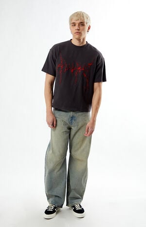 Awake Applique Knit T-Shirt image number 4