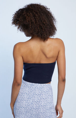 Longline Ribbed Tube Top image number 3