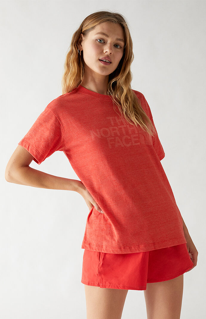Red Half Dome Tri-Blend T-Shirt