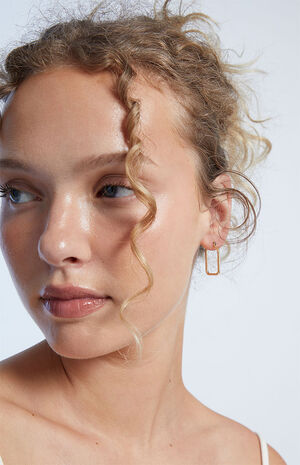 Square Hoop Earrings image number 1