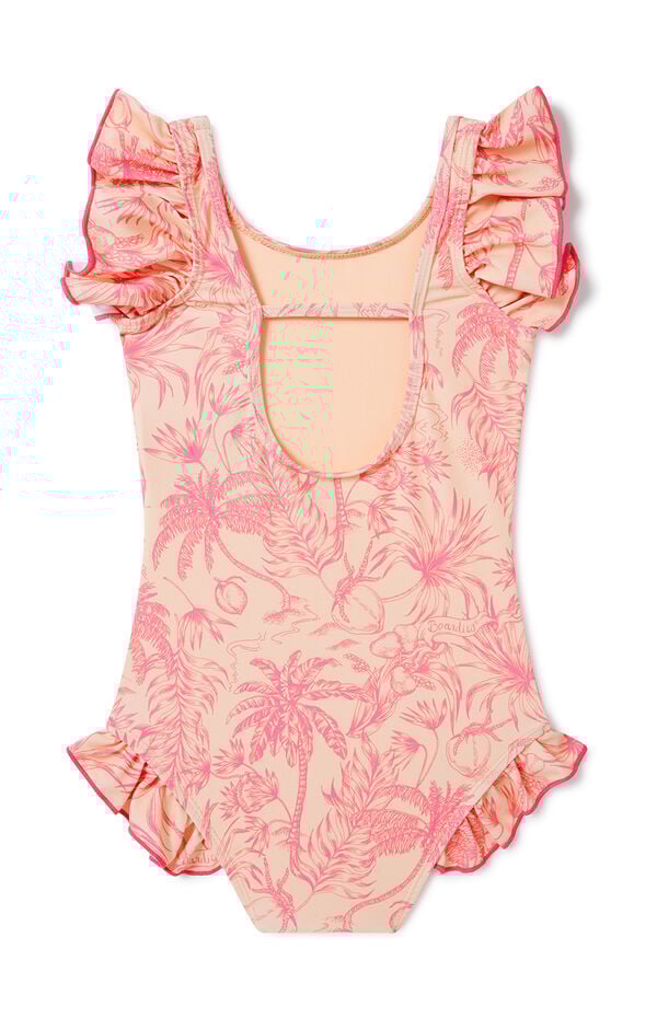 Boardies Kids Peach Please One Piece Swimsuit