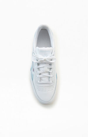Women's White & Blue Club C Double Revenge Sneakers image number 5